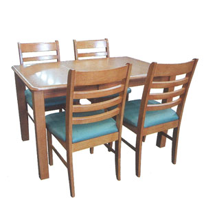 食卓テーブル/食卓椅子（4脚セット）